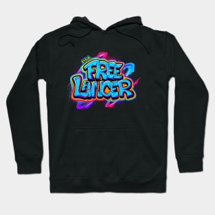 Freelancer Typography Lettering Hoodie